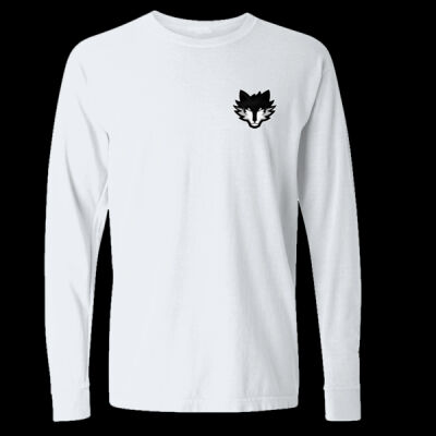 Black & White Wolf Logo Left Chest Thumbnail