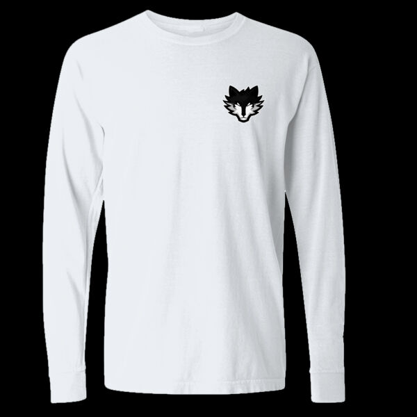 Black & White Wolf Logo Left Chest Thumbnail